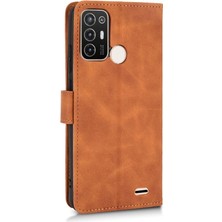 SZY Mall Kart Tutucu Kickstand ile Zte Blade A52 Deri Folio Flip Case (Yurt Dışından)