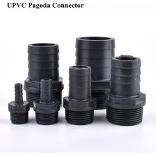 Luoditong Shop 1 İNÇ-25MM Stili 1 Parça '' ~ 1'' Upvc Pagoda Erkek Konu Konnektör Bahçe Sulama Aksesuarları Su Borusu Hortum Ortak Akvaryum Balık Tankı Adaptörü (Yurt Dışından)