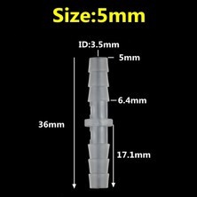 Luoditong Shop 5 mm Pp Pagoda Stili 50 Parça Cslot Plastik Konnektörler Damla Sulama Parçaları Akvaryum Balık Tankı Hava Pompası Havalandırıcı Düz ​​ağızpagoda Hortum Bağlantıları (Yurt Dışından)