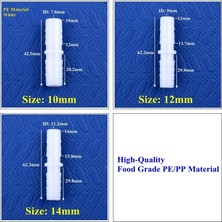 Luoditong Shop 13-13MM Pe Stili 5 Parça 5 ~.1 ~ 14MM Gıda Sınıfı Pppe Eşit Dia Doğrudan Konnektörler Akvaryum Balık Tankı Hava Pompası Hortumu Pagoda Ortak Su Boru Ek Parçaları (Yurt Dışından)