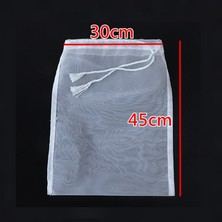 Yaci Shop 30X45CM Tarzı 300 Ağ 48 Mikron Somun Süt Torbası Yeniden Kullanılabilir Badem Sütü Torbası Süzgeç Ince Örgü Naylon Tülbent Cold Brew Kahve Su Filtresi Skimer Skimmer (Yurt Dışından)