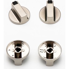 Yaci Shop 0 Derece 8mm Stili Evrensel Metal Döner Anahtar Kontrol Düğmeleri Ev Mutfak Ocak Gaz Sobası Fırın Için Yedek Aksesuar (Yurt Dışından)