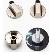 Yaci Shop 0 Derece 8mm Stili Evrensel Metal Döner Anahtar Kontrol Düğmeleri Ev Mutfak Ocak Gaz Sobası Fırın Için Yedek Aksesuar (Yurt Dışından)
