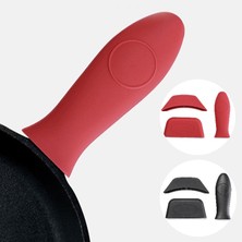 Yaci Shop No.5 Tarzı Kaymaz Silikon Kulp Tutacağı Tencere Parçaları Potholder Dökme Demir Tava Kavrama Kol Kapağı Tencere Tavalar Kolu Parçaları (Yurt Dışından)