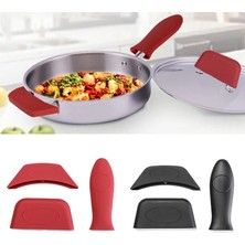 Yaci Shop No.5 Tarzı Kaymaz Silikon Kulp Tutacağı Tencere Parçaları Potholder Dökme Demir Tava Kavrama Kol Kapağı Tencere Tavalar Kolu Parçaları (Yurt Dışından)