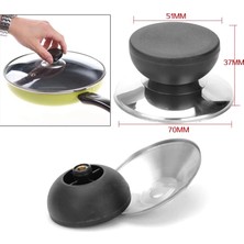 Yaci Shop Ordu Yeşili Tarzı 1 Adet Evrensel Yedek Mutfak Tencere Tencere Tava Kapağı El Kavrama Düğmesi Kulp Kılıfı Tava Kapağı Kolu Mutfak Aksesuarları (Yurt Dışından)