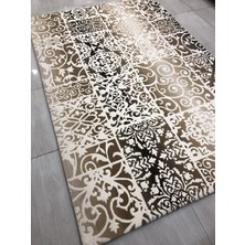 Burak Halı Sembol Sbp 17 Rv1 150X230 Kahve Krem 4 M2 Halı !