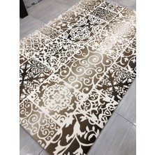 Burak Halı Sembol Sbp 17 Rv1 150X230 Kahve Krem 4 M2 Halı !