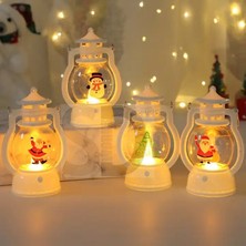 Christmas Hanging Candle LED Lantern Yılbaşı Dekoratif Ledli Şamdan