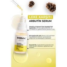 Bebak Pharma Cilt Tonu Eşitleyici, Aydınlatıcı Arbutin Serumu %2 Arbutin %3 Niacinamide Serum 30ml