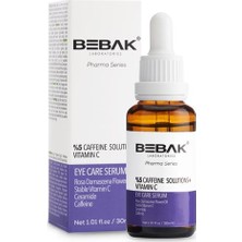 Bebak Pharma Kafein İçeren Göz Çevresi Bakım Serumu %5 Caffeine Solutions+Vitamin C Eye Care Serum 30ml