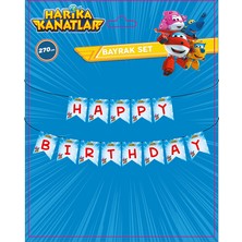 Kikajoy Harika Kanatlar Happy Birthday Banner