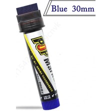 Mingjinshop3 Mavi 30MM Tarzı mm Marker Kalem Sanat Reklam 12 Renk Boya Alkol Elyaf Ucu Pop Graketch Kalem Poster Kalem Copic Art Supliess (Yurt Dışından)