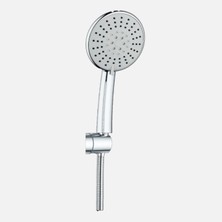 Banyonatural Albus Krom Gri Mafsallı Duş Seti DT-102