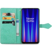 My Boutique Oneplus Nord Ce 2 5g Için Kılıf Basit Iş Zarif Desen Deri (Yurt Dışından)