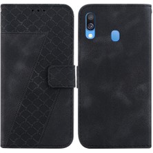 My Boutique Samsung Galaxy A40 Cüzdan Kart Yuvası Fonksiyonu Için Telefon Kılıfı Kabartmalı Flip (Yurt Dışından)