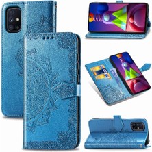 My Boutique Samsung M51 Darbeye Deri Kılıf Kapak Kapak Zarif Desen (Yurt Dışından)