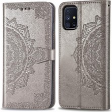 My Boutique Samsung M51 Darbeye Deri Kılıf Kapak Kapak Zarif Desen (Yurt Dışından)