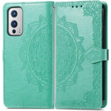 My Boutique Oneplus 9 Için Kılıf Zarif Desen Deri Kılıf Basit Iş Çevirme (Yurt Dışından)