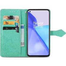 My Boutique Oneplus 9 Için Kılıf Zarif Desen Deri Kılıf Basit Iş Çevirme (Yurt Dışından)