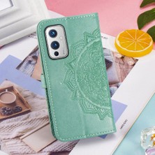 My Boutique Oneplus 9 Için Kılıf Zarif Desen Deri Kılıf Basit Iş Çevirme (Yurt Dışından)