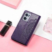 My Boutique Oneplus Nord Ce 2 5g Için Kılıf Basit Iş Zarif Desen Deri (Yurt Dışından)