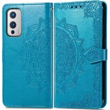 My Boutique Oneplus 9 Için Kılıf Zarif Desen Deri Kılıf Basit Iş Çevirme (Yurt Dışından)