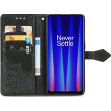 My Boutique Oneplus Nord Ce 2 5g Için Kılıf Basit Iş Zarif Desen Deri (Yurt Dışından)