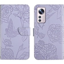 My Boutique Xiaomi 12 Için Kılıf Pro Darbeye Deri Kılıf Pu Deri Kapak Çevirin ve (Yurt Dışından)