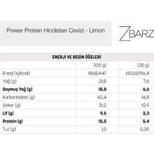 Zbarz Power Protein Hindistan Cevizi Limonlu Bar 35 gr