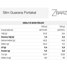 Zbarz Slim Guarana Portakal Bar 35 gr (12'li)