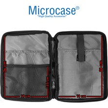 Microcase Samsung Galaxy Tab A9 SM-X110 8.7  Tablet  Çanta + Türkçe Bluetooth Klavye+Mouse+Tablet Standı-Siyah AL8126