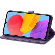 BDT Boutique Samsung M13 4g Flip Kapak Için Kılıf Zarif Desen Deri Kılıf Basit (Yurt Dışından)