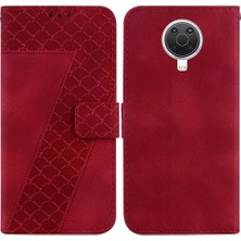 BDT Boutique Nokia G20/G10 Cüzdan Kart Yuvası Fonksiyonu Için Telefon Kılıfı Kabartmalı Desen Pu (Yurt Dışından)