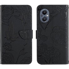 BDT Boutique Bilek Kayışı Deri ile Oneplus Nord N20 Pu Deri Flip Kapak Için Kılıf (Yurt Dışından)