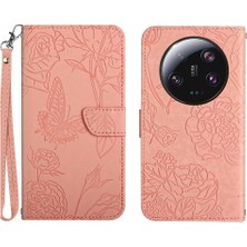 BDT Boutique Bilek Kayışı Anti-Damla Koruma Pu Deri ile Xiaomi 13 Ultra Için Kılıf (Yurt Dışından)