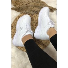 Kinetix Suomy Unisex Sneakers Nefes Alabilir Yapı Beyaz Tabanlı Kadın Koşu ve Yürüyüş İçin İdeal