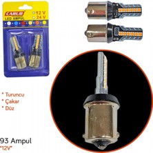 Carub 12V 93 Ampul Çakar-Düz Turuncu BR0403035