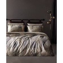 Madame Coco Lena King Size Baskılı - 300TC Saten Çarşaflı Nevresim Takımı