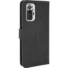 BDT Market Xiaomi Redmi Not 10 Pro Max Deri Için Kılıf Folio Flip Case Kart Tam (Yurt Dışından)