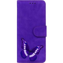 BDT Market Onur Magic5 Lite 5g Kart Yuvaları Için Kılıf Kelebek Renk Baskılı Flip (Yurt Dışından)