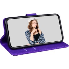 BDT Market Onur Magic5 Lite 5g Kart Yuvaları Için Kılıf Kelebek Renk Baskılı Flip (Yurt Dışından)