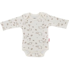 Tiffany Baby Lamb Organik Theme Uzun Kollu Bebek Body 20011