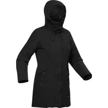 Quechua Kadın Su Geçirmez Outdoor Kar Montu/Kışlık Mont - Siyah - SH500 -10 °C