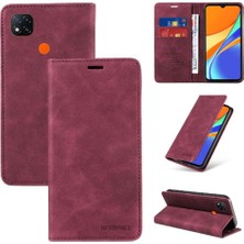 BDT Market Xiaomi Poco C3 Için Folio Cüzdan Manyetik Pu Deri Koruyucu Kılıf (Yurt Dışından)