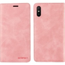 BDT Market Xiaomi Redmi 9A Için Kılıf Folio Cüzdan Pu Deri Manyetik Koruyucu (Yurt Dışından)