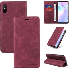 BDT Market Xiaomi Redmi 9A Için Kılıf Folio Cüzdan Pu Deri Manyetik Koruyucu (Yurt Dışından)