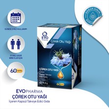 Evo Pharma Çörek Otu Yağı Içeren Kapsül Takviye Edici Gıda 60 Kapsül