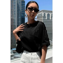 Medinenur Unisex Brooklyn Arka Baskılı Tshirt