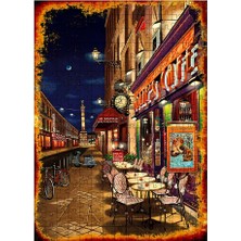 Tablomega Ahşap Mdf Puzzle Yapboz Roma'da Bir Restoran 255 Parça 35*50 cm